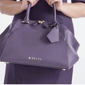 Delta airlines purple purse